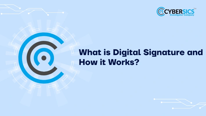 what is digital signature work