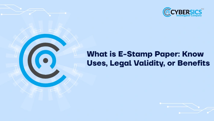 electronic stamp paper